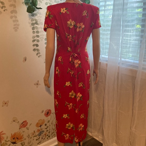 Sz 10 Vintage Coco Bianco Tiger Lily Dress - Picture 3 of 6